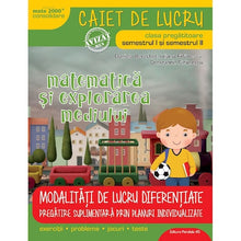 Încarcă imaginea în vizualizatorul Galerie, Matematica si explorarea mediului - Caiet de lucru, clasa pregatiitoare semestrul I si II - Daniela BerechetConstantin FilfanescuIuliana Filfanescu
