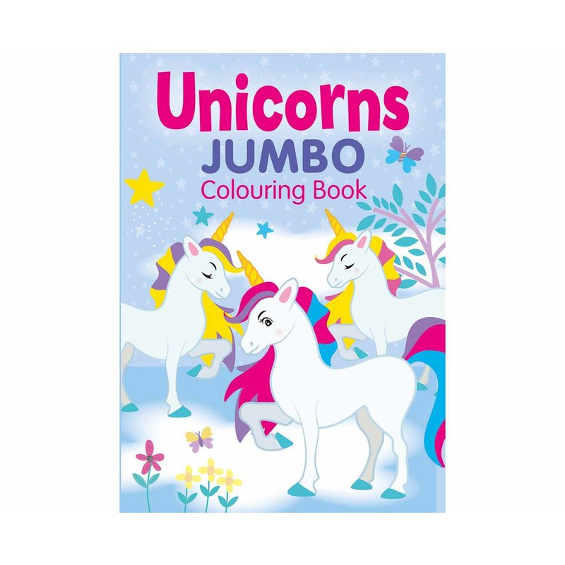 Unicorni - carte de colorat jumbo - Mediadocs