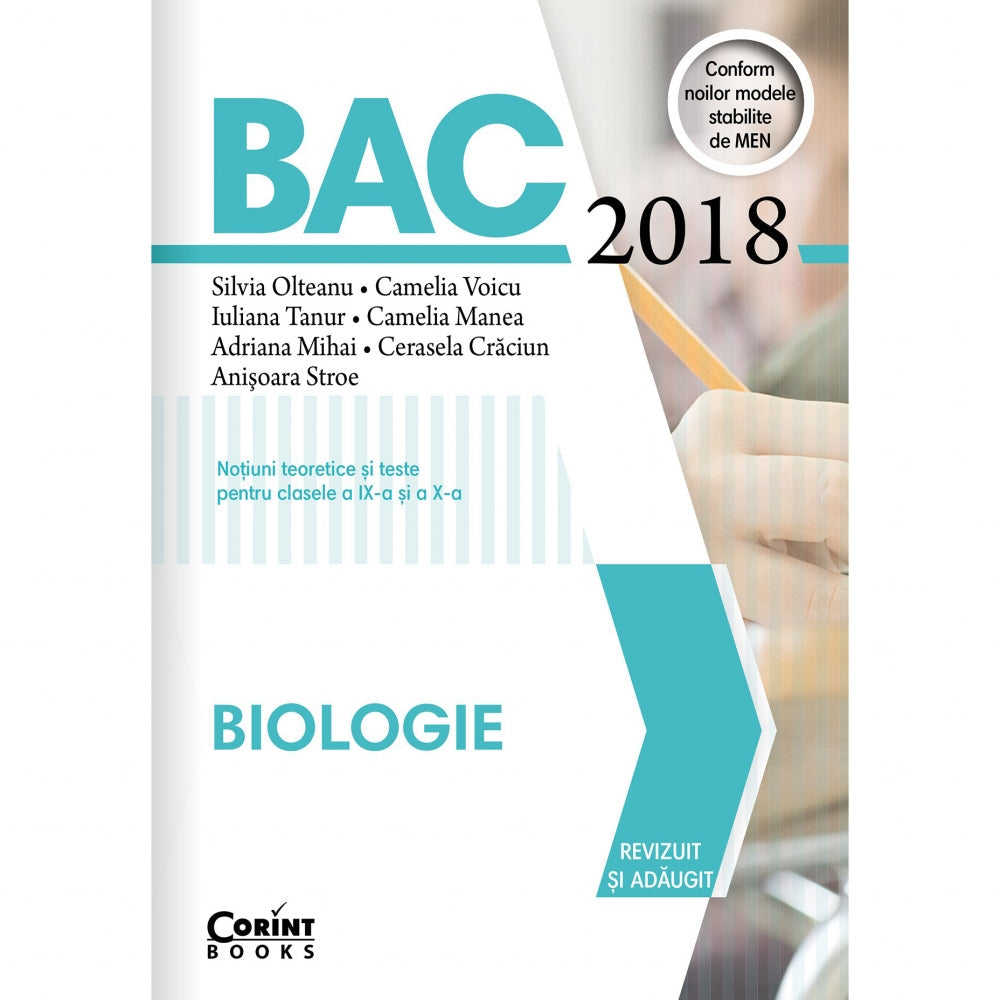 Bac 2018 Biologie Cls. IX-X Revizuit Si Adaugit - S. Olteanu, C. Voicu, I. Tanur