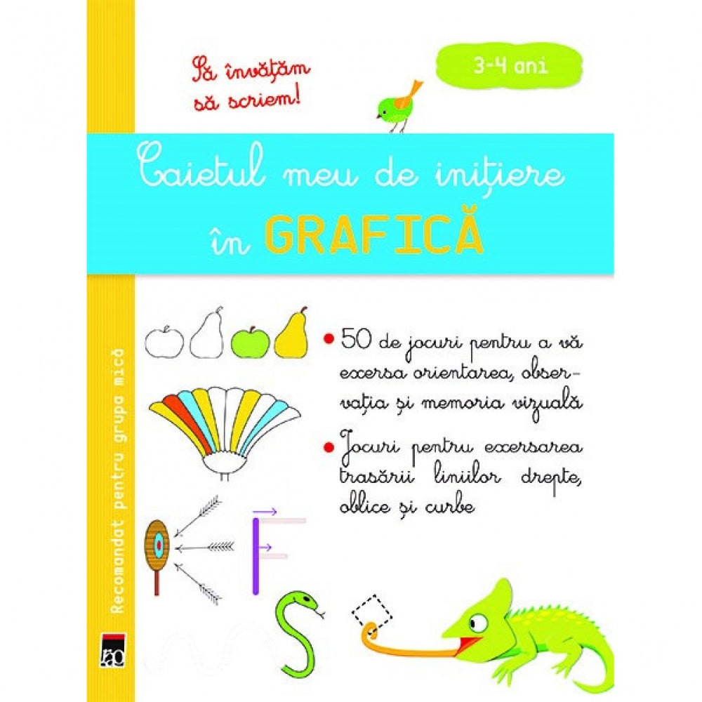 Caietul meu de grafica 3-4 ani - Larousse