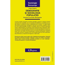 Încarcă imaginea în vizualizatorul Galerie, Demografie si sociologia populatiei. Structuri - Traian Rotariu
