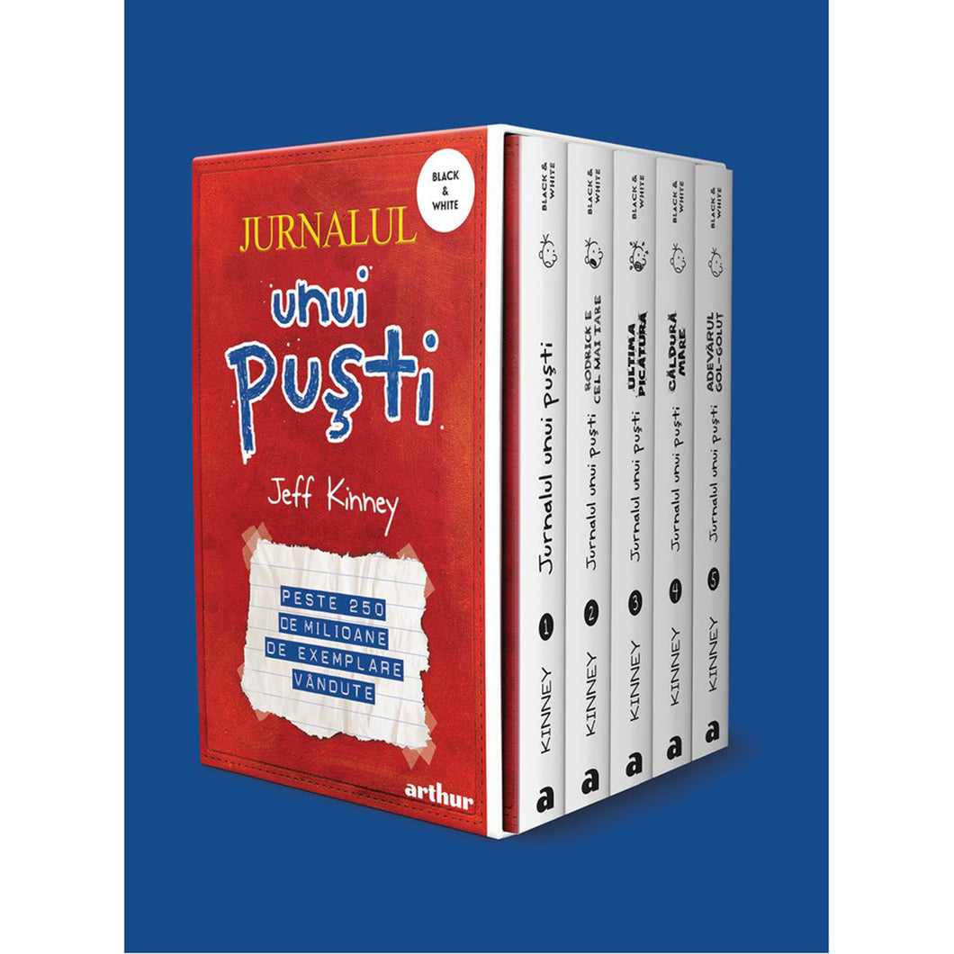 Jurnalul unui pusti. Volumele 1-5, Jeff Kinney