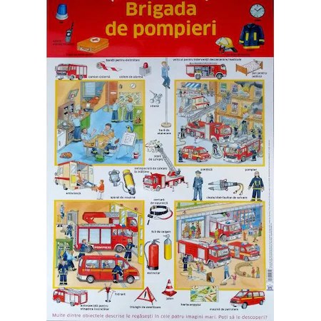 Plansa. Brigada de pompieri