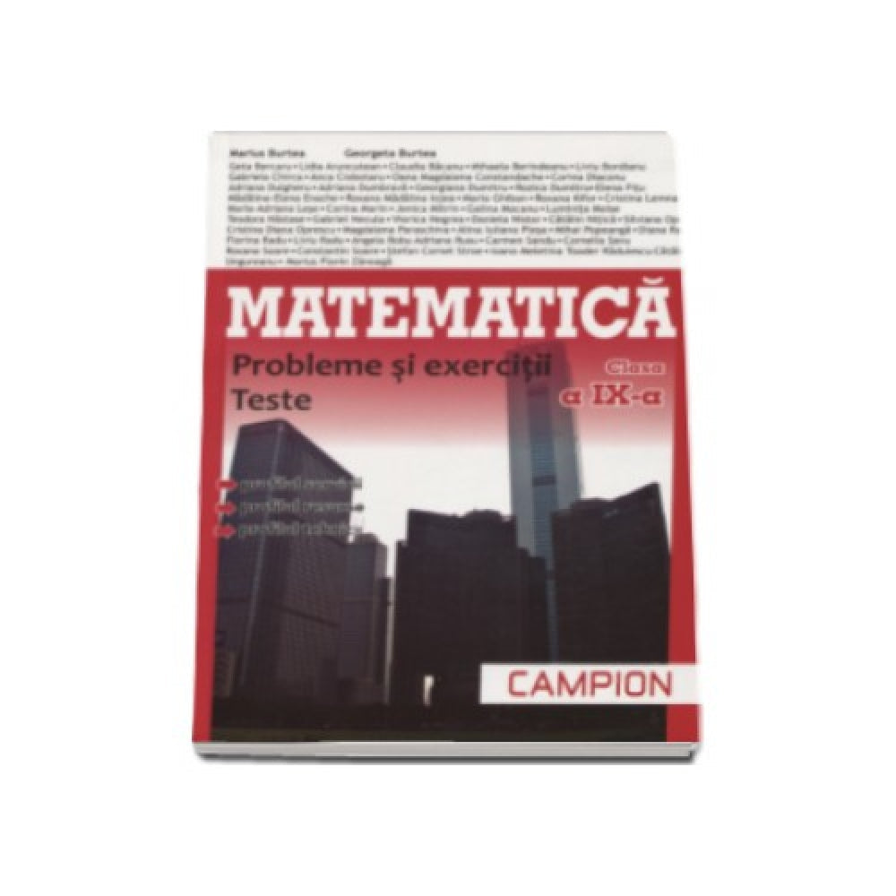 Matematica. Probleme si exercitii. Teste. Clasa a IX-a