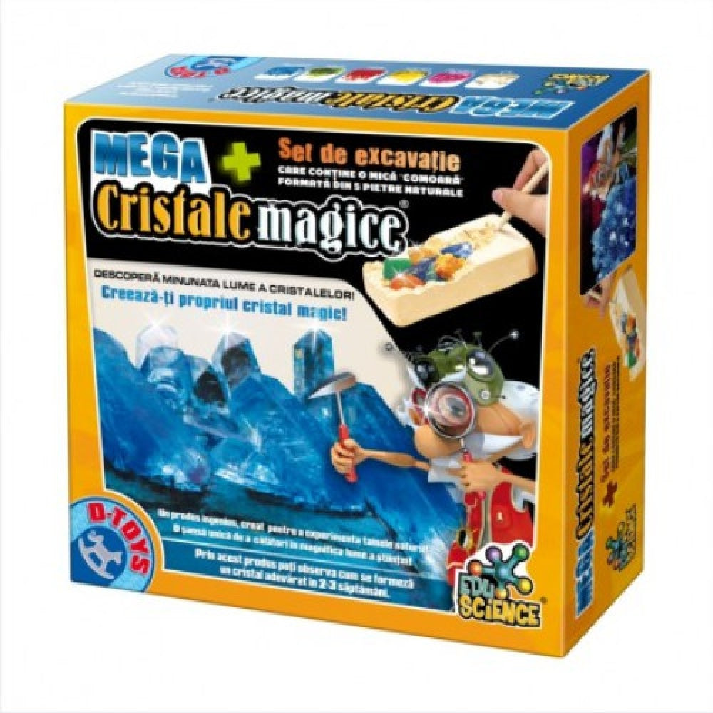 Joc Stiintific D-Toys Mega Cristale Magice+Set De Excavatie
