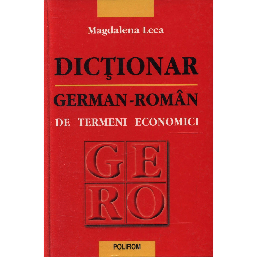 Dictionar economic german-roman - Magdalena Leca