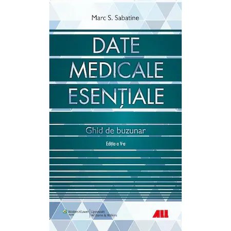 Date medicale esentiale, Ghid de buzunar - Marc S. Sabatine