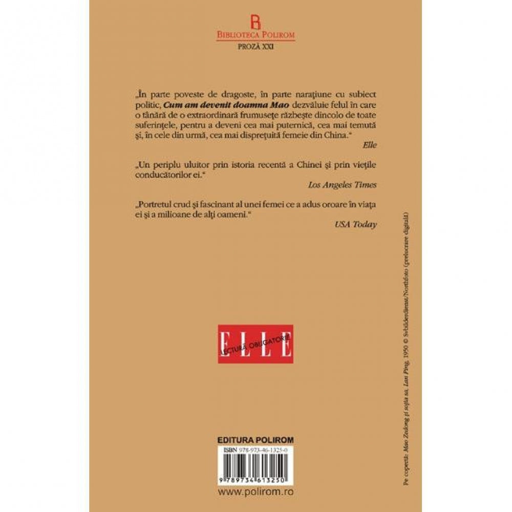 Cum am devenit doamna Mao - Anchee Min