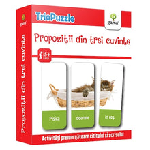 Încarcă imaginea în vizualizatorul Galerie, Propozitii din trei cuvinte. Triopuzzle.2020
