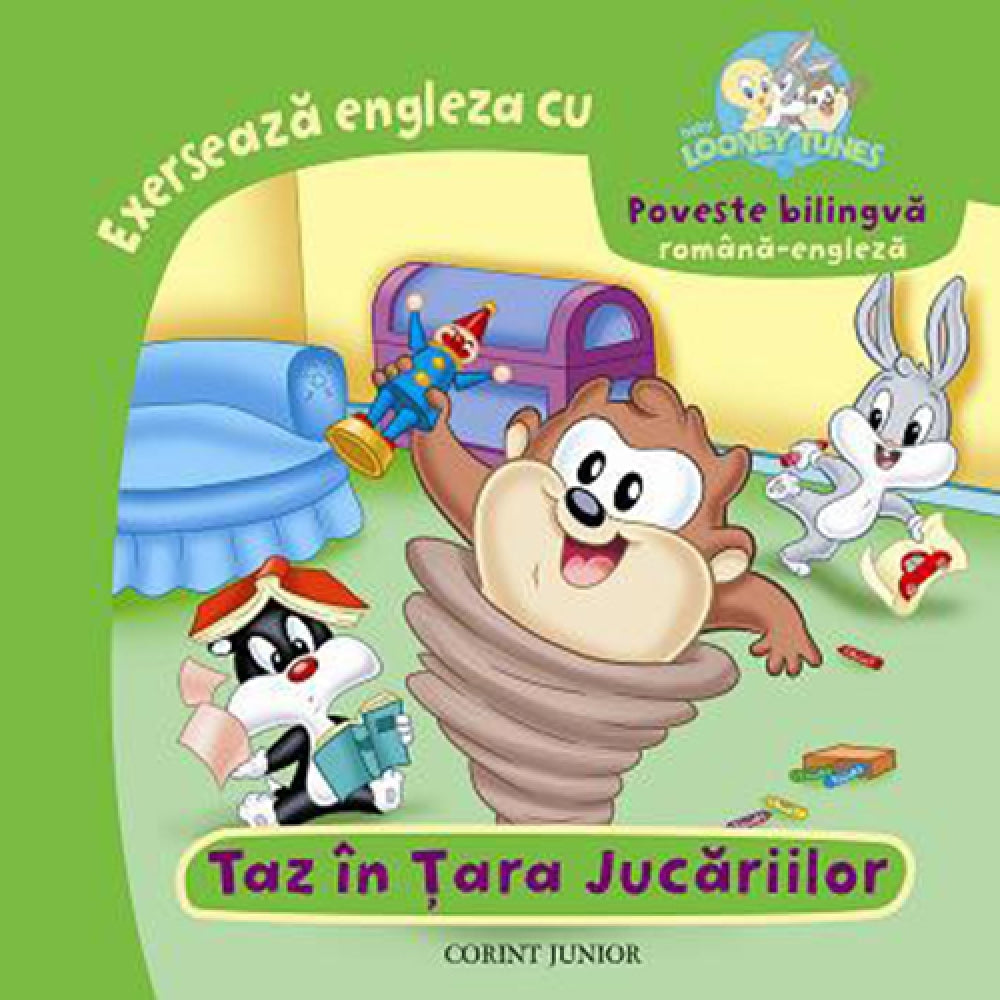 Baby Looney Tunes. Exerseaza engleza cu taz in tara jucariilor bilingv