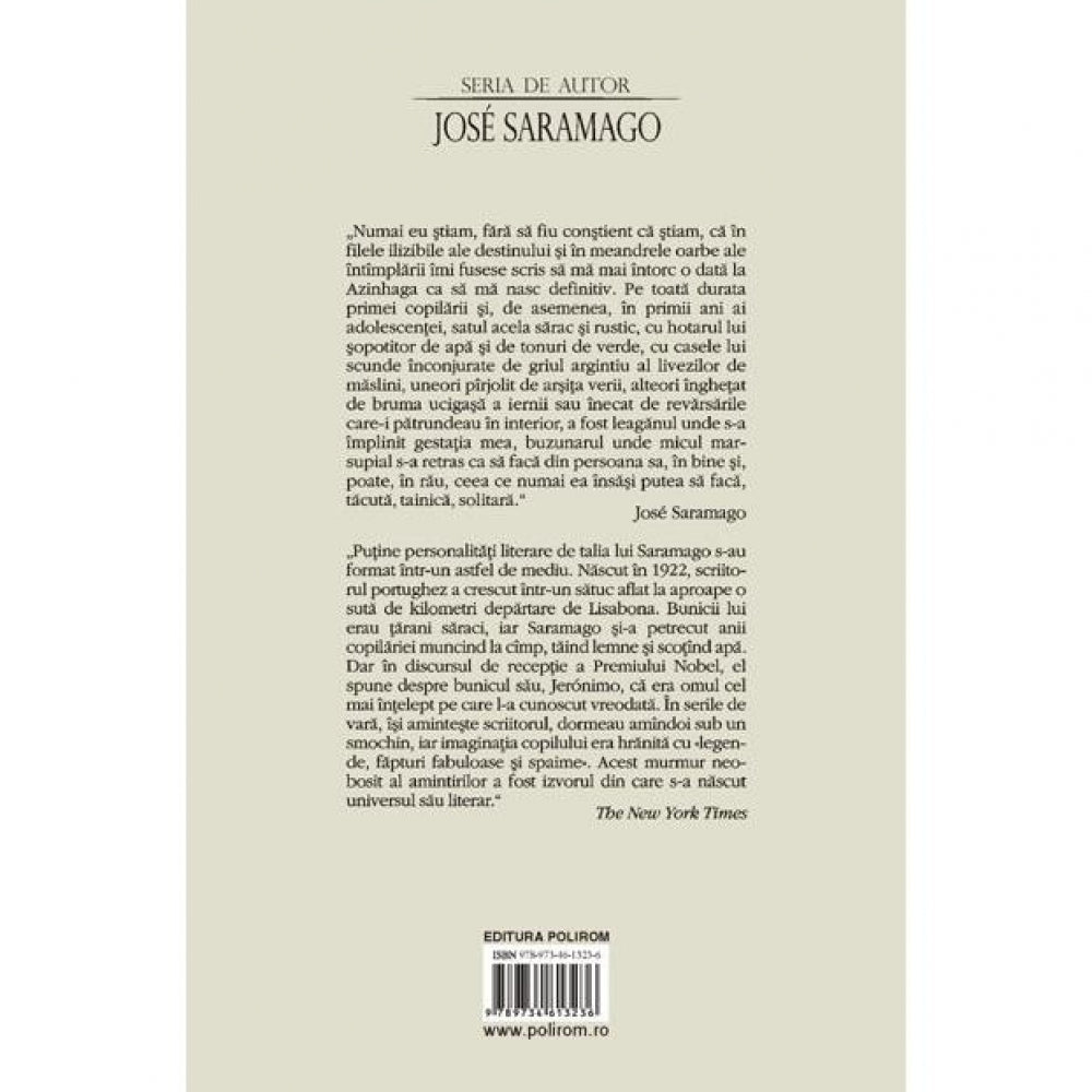 Farime de memorii - Jose Saramago