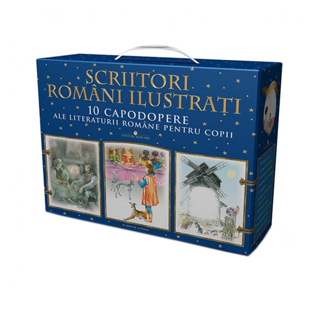 Scriitori romani ilustrati. Box 1 ( 10 carti)
