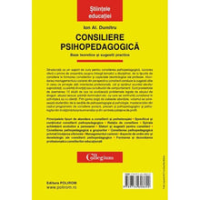 Încarcă imaginea în vizualizatorul Galerie, Consiliere psihopedagogica. Baze teoretice - Ion Al. Dumitru
