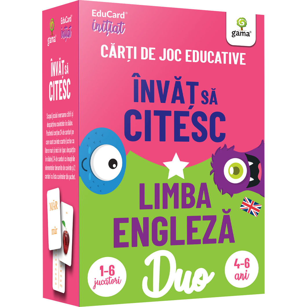 Invat sa citesc. Limba engleza. Pachete Duo EduCard