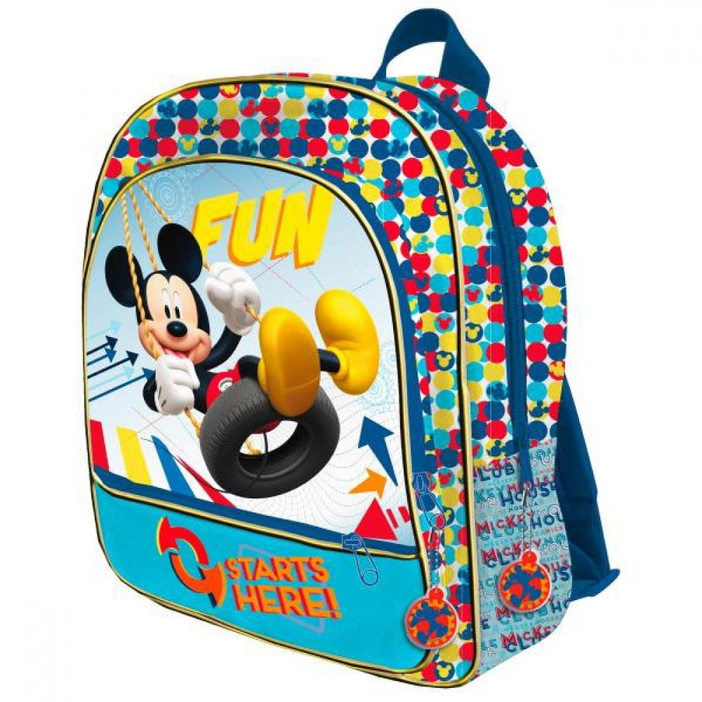 Ghiozdan 3 compartimente Mickey Mouse