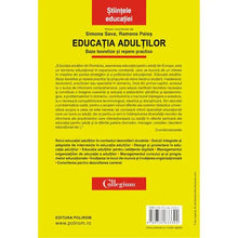 Încarcă imaginea în vizualizatorul Galerie, Educatia adultilor. Baze teoretice si repere practice
