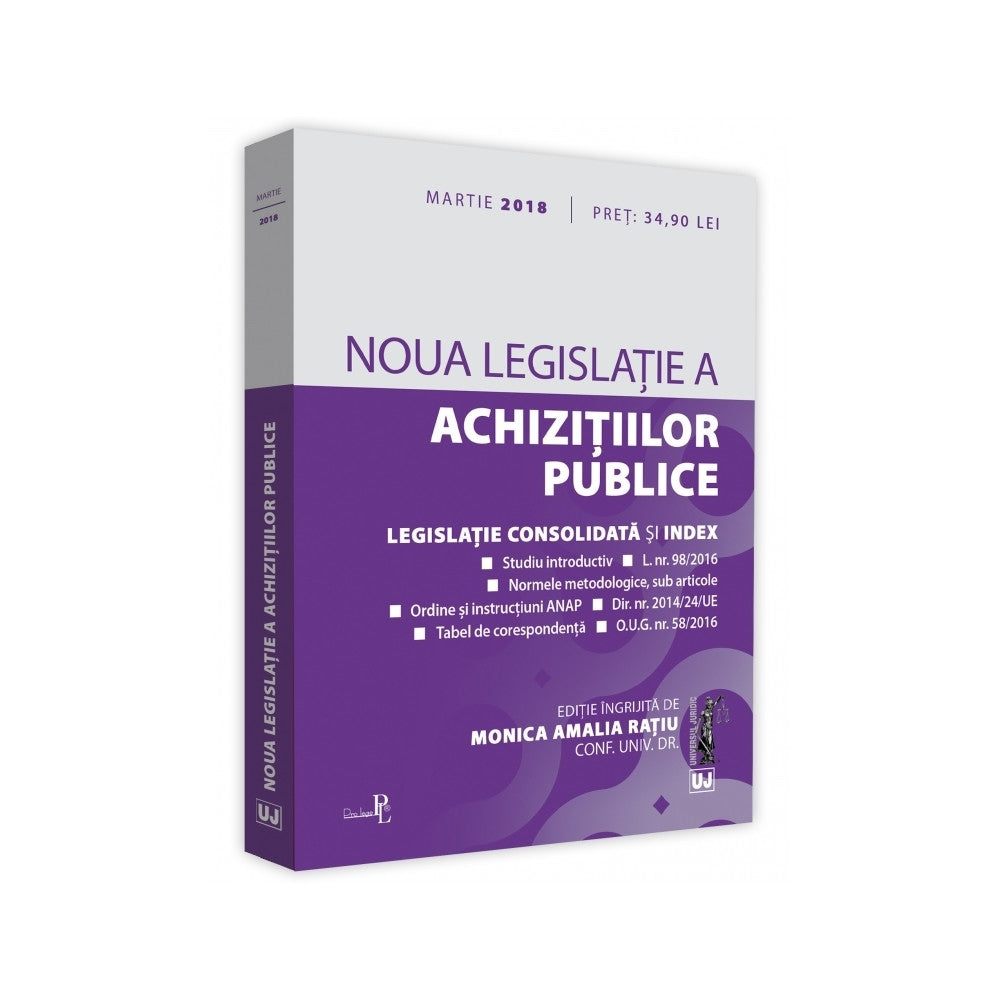 Noua legislatie a achizitiilor publice - Ratiu Monica Amalia