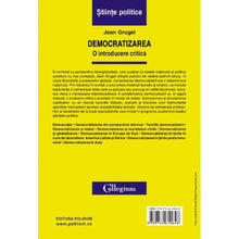 Încarcă imaginea în vizualizatorul Galerie, Democratizarea. O introducere critica
