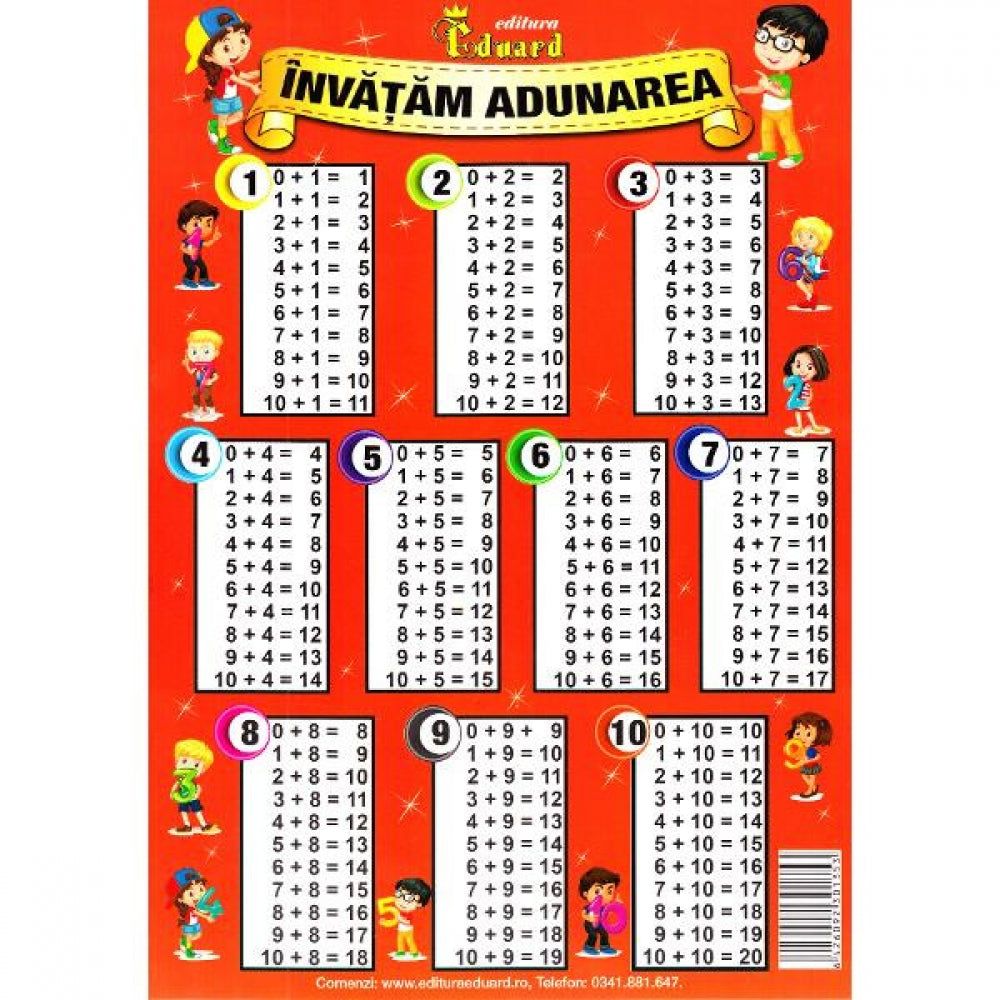 Invatam adunarea