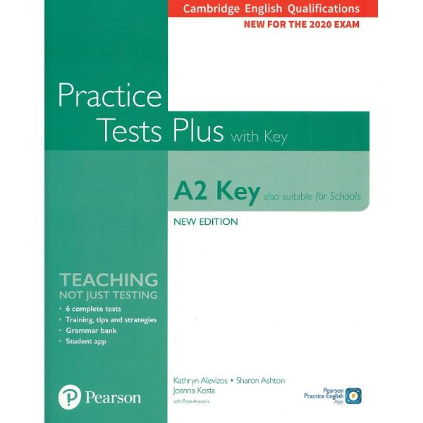 Cambridge English Qualifications Practice Tests Plus with Key - A2 Key - Kathryn Alevizos, Sharon Ashton, Joanna Kosta, Rose Aravanis