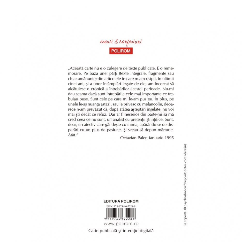 Vremea Intrebarilor (editia a II-a, de buzunar) - Octavian Paler