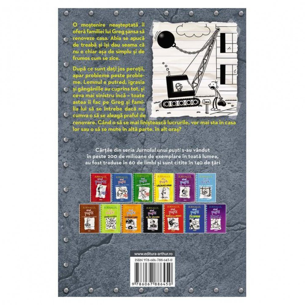 Jurnalul Unui Pusti 14. Marea Demolare, Jeff Kinney