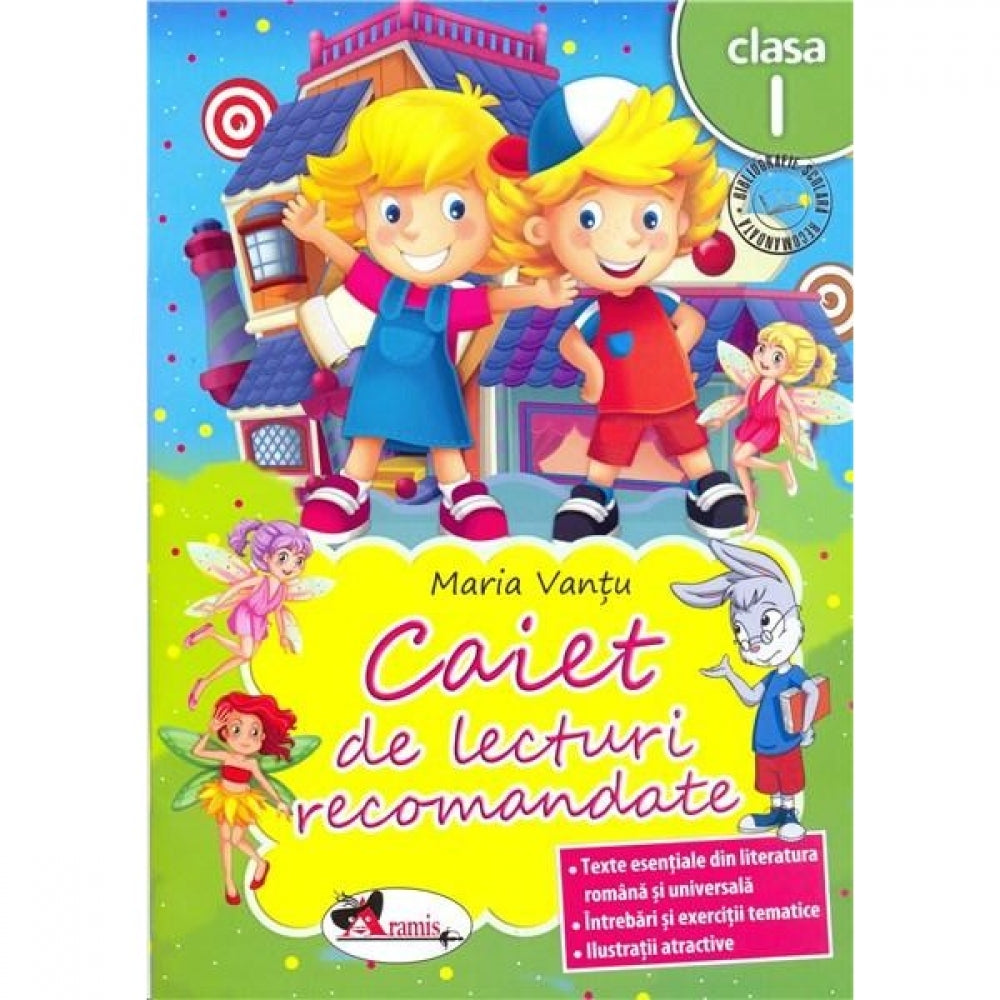 Caiet de lecturi recomandate pentru clasa I - Maria Vantu