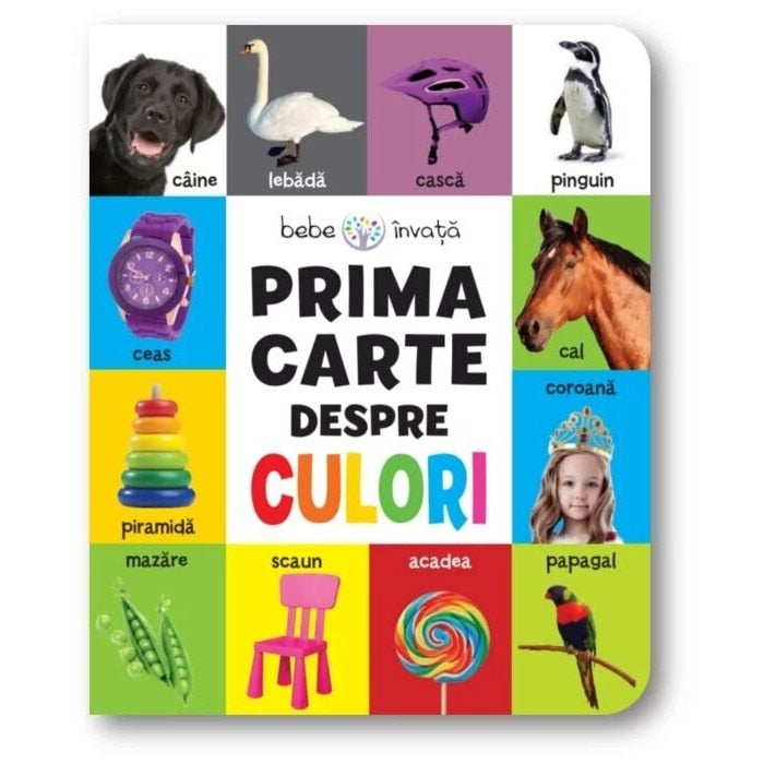 Prima carte despre culori. Bebe invata