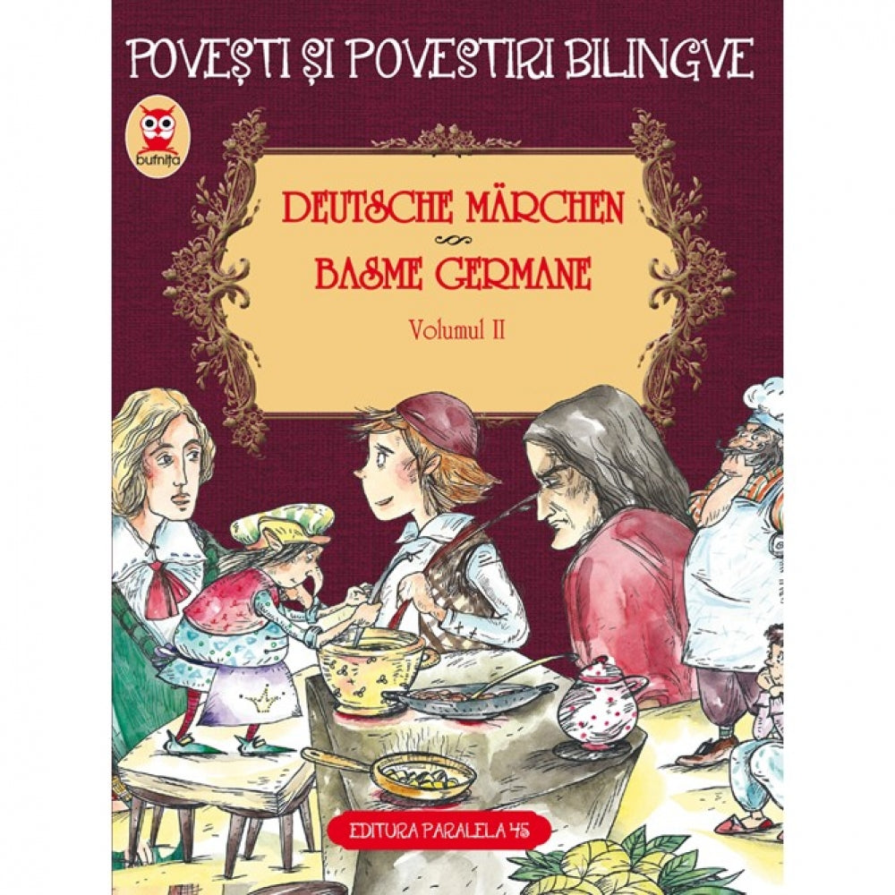Basme bilingve germane. Vol. II, Fratii Grimm, Wilhelm Hauff;