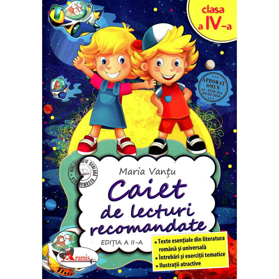 Caiet de lecturi recomandate cls. a IV-a, editia a II-a
