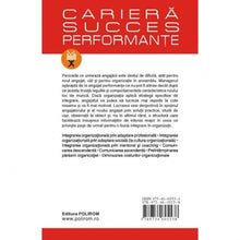 Încarcă imaginea în vizualizatorul Galerie, Integrarea in organizatii. Pasi spre un management de succes - Georgeta Panisoara

