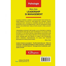 Încarcă imaginea în vizualizatorul Galerie, Leadership si management - Mielu Zlate

