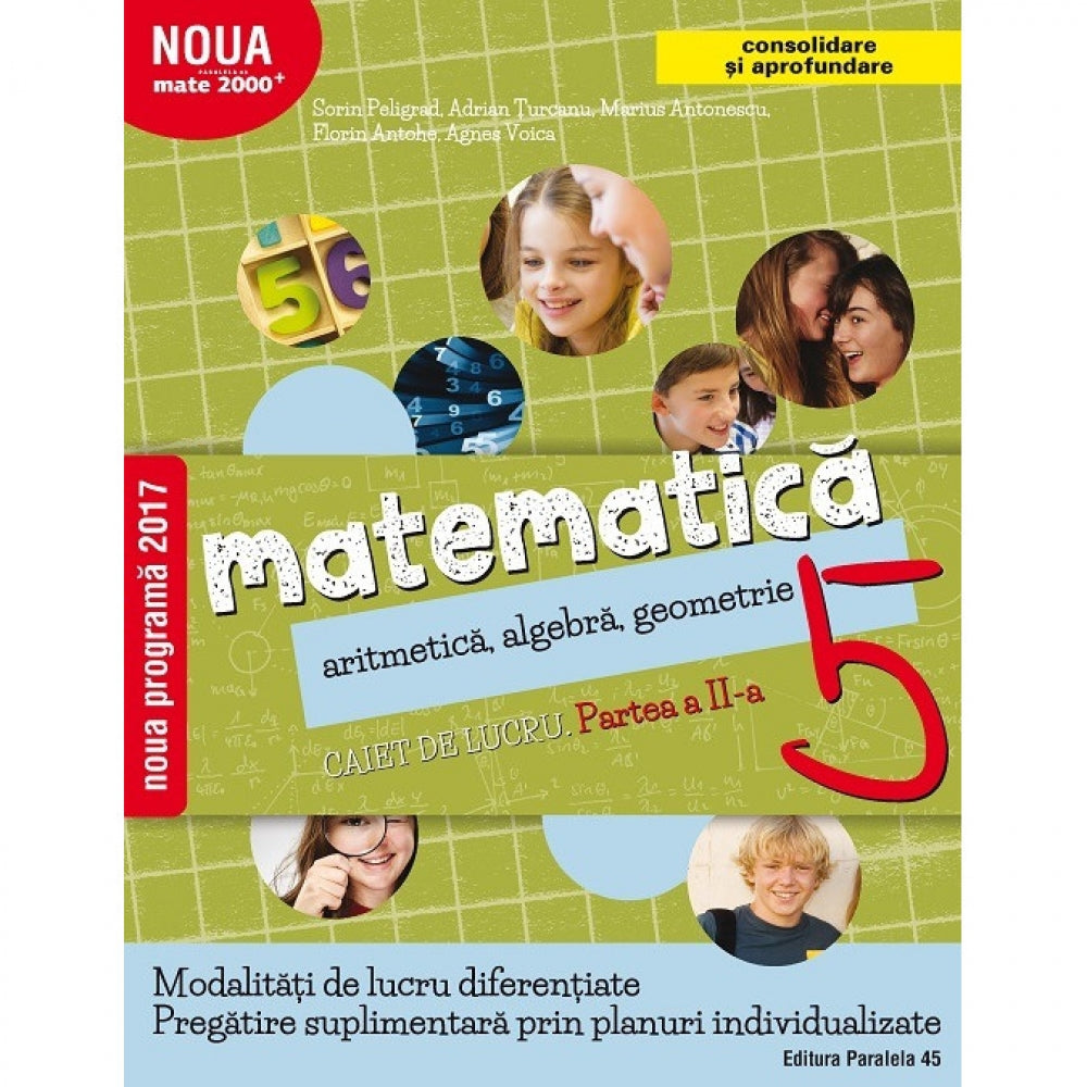 Matematica. Aritmetica, algebra, geometrie. Caiet de lucru. Clasa a V-a. Partea a II-a. Consolidare