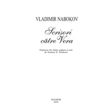 Încarcă imaginea în vizualizatorul Galerie, Scrisori catre Vera (editia 2019), Vladimir Nabokov
