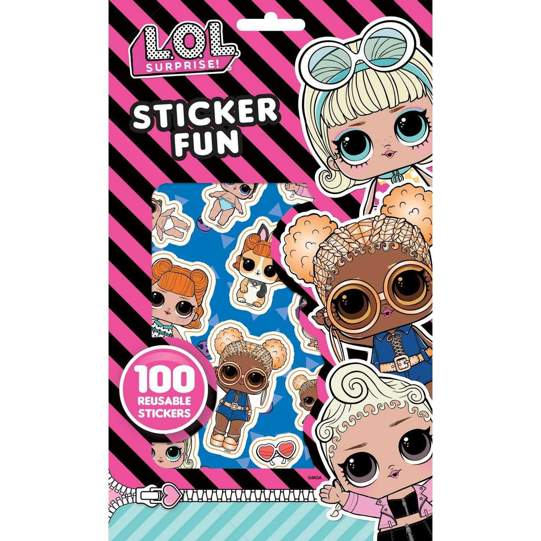 Set 100 stickere reutilizabile LOL Surprise, editura Alligator
