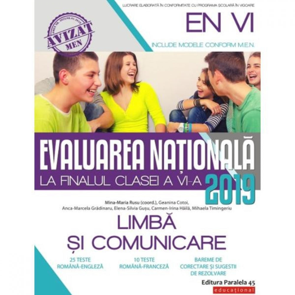 Evaluarea Nationala 2019 - Clasa 6 - Limba si comunicare - Mina-Maria Rusu