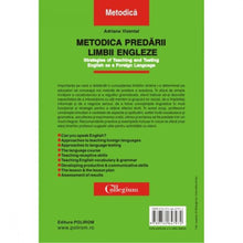 Încarcă imaginea în vizualizatorul Galerie, Metodica Predarii Limbii Engleze Ed.2014 - Adriana Vizental
